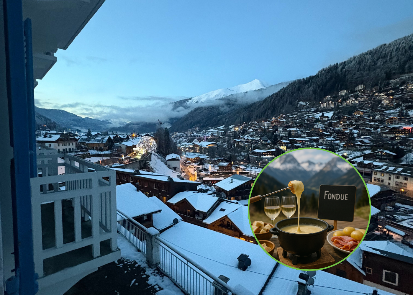 Morzine et la fondu savoyarde 