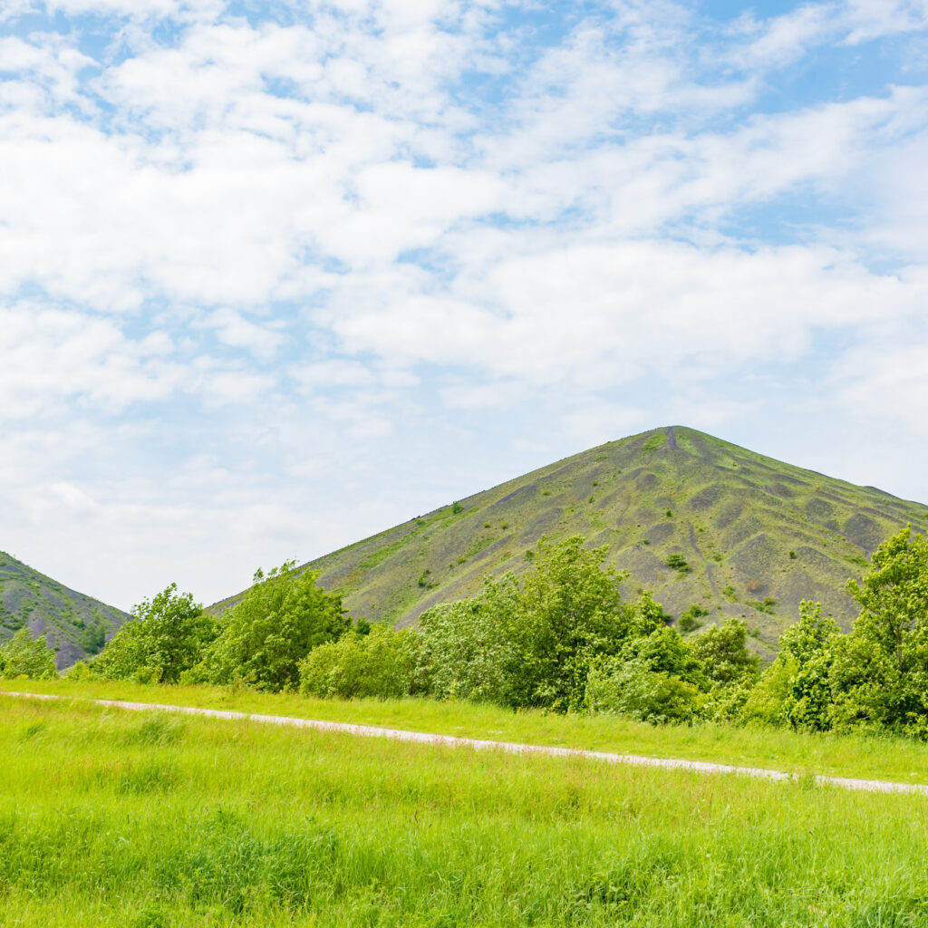 slag heaps of nord pas de calais mining basin in france, a unesco world heritage site