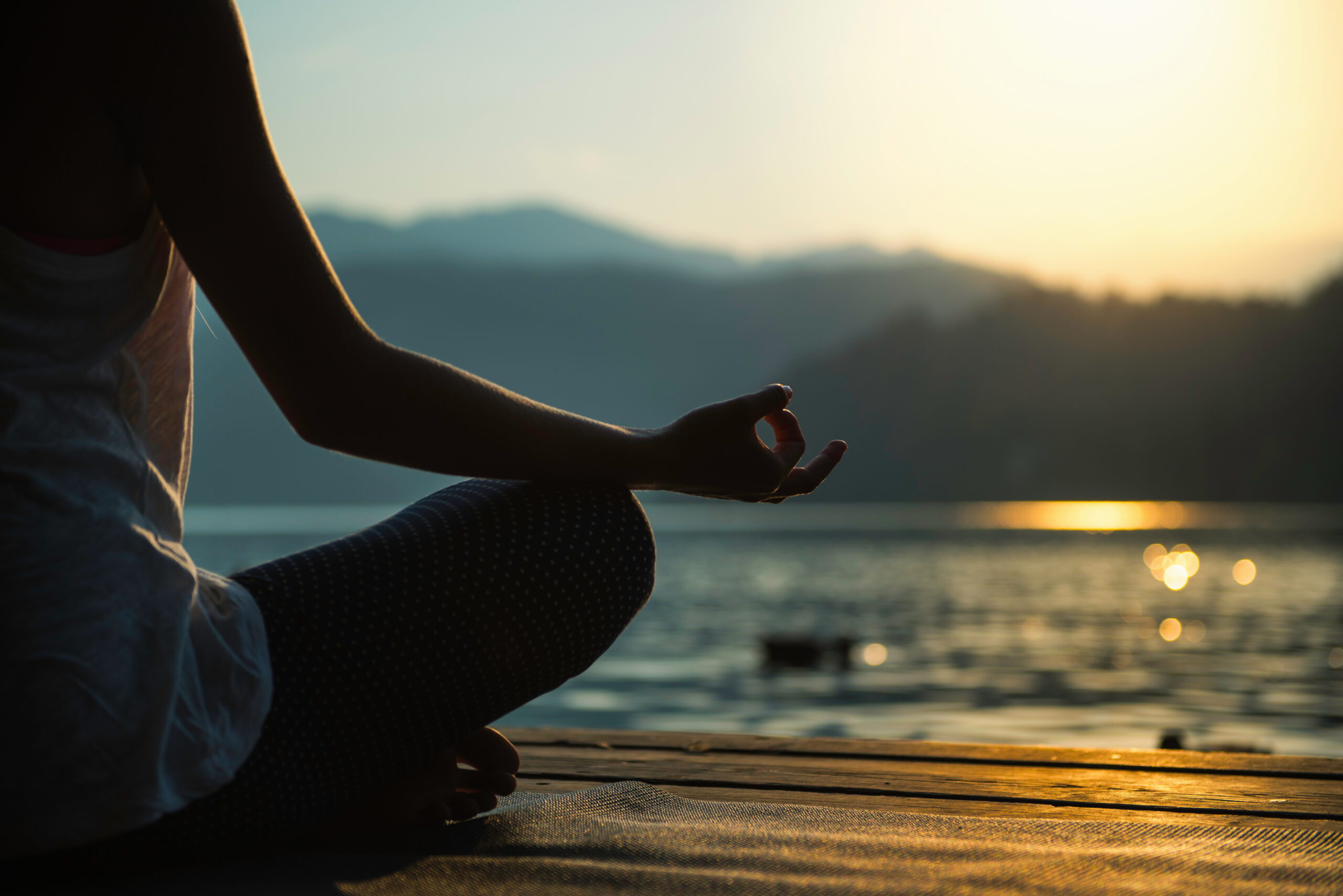 sunset meditation
