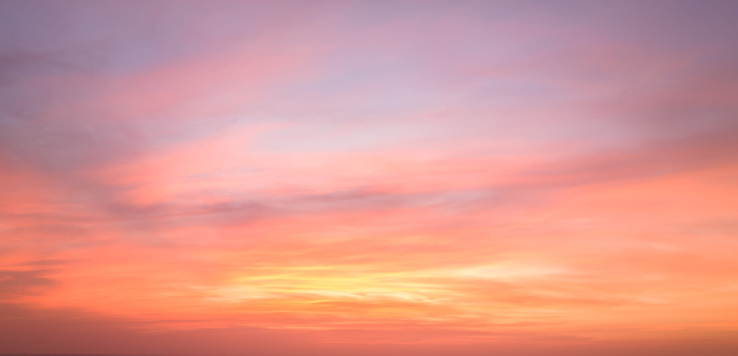 twilight sky with effect of light pastel tone. colorful sunset o